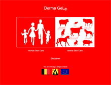 Tablet Screenshot of derma-gel.com